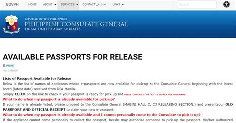 www.dubaipcg.dfa.gov.ph passport release 2024